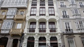 Imagen de archivo de la casa Arambillet de la plaza de Lugo