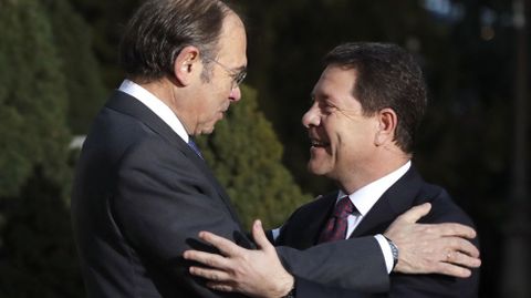 Llegada del presidente de Castilla-La Mancha, Emiliano Garc�a-Page