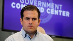 El actual gobernador de Puerto Rico, Ricardo Rossello