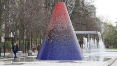 Imagen que muestra la recuperaci�n del entorno de los volcanes de Coia.