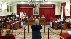 Vista de la celebracin del pleno ordinario de fin de mes, que se desarroll este jueves.