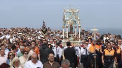 Romer�a Virxe da Barca, en una imagen de archivo de hace un a�o