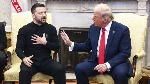 Zelenski y Trump.