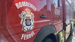 Veh�culo de los bomberos de Ferrol, en foto de archivo.