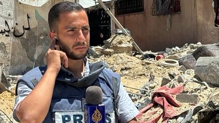 El periodista palestino Anas al Sharif