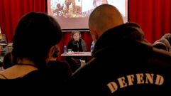 Liliana C�rdova, en un momento de su charla en Gij�n