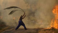 imagen de archivo de un incendio el pasado verano.