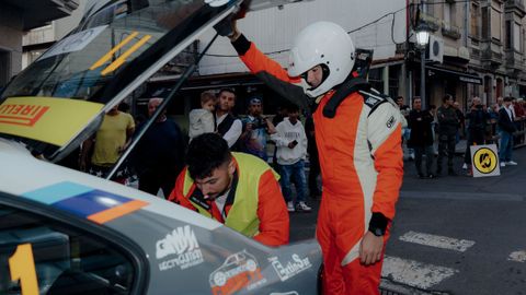 Las mejores imgenes del Rali Comarca do Carballio.La ceremonia de salida y el tramo espectculo abrieron la carrera carballiesa