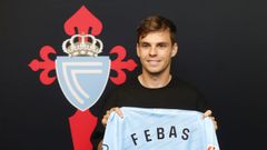 Aleix Febas fue presentado este martes como nuevo jugador del Celta.