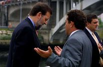 Rajoy y Lores apenas se han prodigado juntos en actos p�blicos en los �ltimos a�os. 