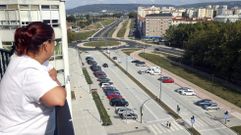 Vista del bulevar de As Pas, que ha despejado las vistas entre Ultramar y Caranza e incrementando el atractivo de estos barrios.
