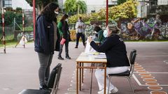 Los participantes en el cribado de Ribadavia fueron citados de forma escalonada para evitar aglomeraciones