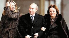 Ludmila P�tina, cuando todav�a estaba casada con Vladimir Putin.