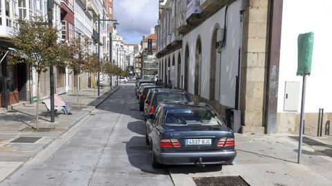 Calle de la Iglesia, en Ferrol.