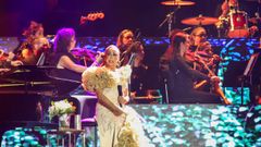 Isabel Pantoja, en un concierto en La Palma.