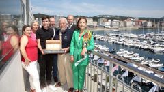 Presentaci�n de la traves�a a nado Illa de R�a