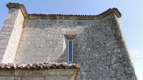 Exterior de la iglesia de Esperante, en Taboada