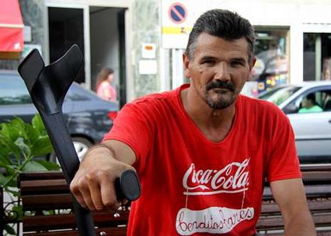 A Camilo le amputaron media pierna en marzo pasado.