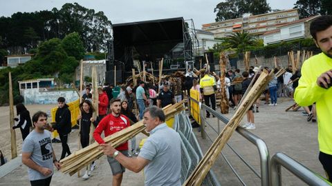 San Xon 2022 en la playa de Bastiagueiro, en Oleiros 