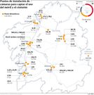 Puntos de instalaci�n de c�maras para captar el uso del m�vil y el cintur�n