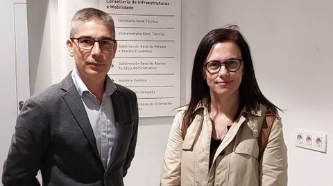 El alcalde bañés, José Antonio Pereira, y la concejala Mónica González se reunieron con la conselleira Ethel Vázquez