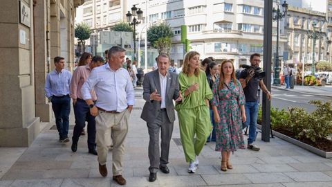 Caballero inaugur� la v�a tras su remodelaci�n