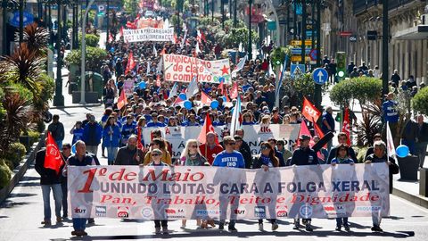 Manifestacin del 1 de mayo en Vigo