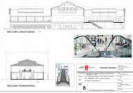 Planos que describen la reforma interior del hist�rico mercado.