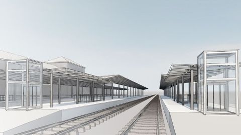 La imagen recrea el aspecto que tendr�n los andenes cuando concluyan las reformas