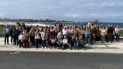 La expedici�n de un centenar de laracheses en su viaje a la Mari�a Lucense y al occidente asturiano