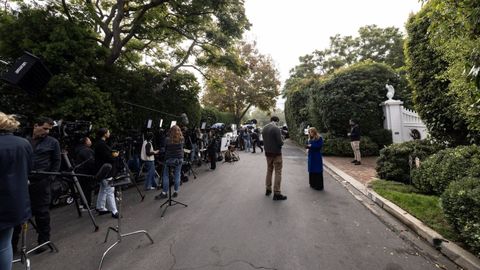 Exterior de la casa de los Reiner