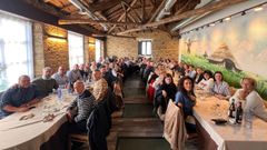 La comida se celebr� en el restaurante A Casa da Luz de Breto�a