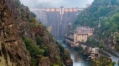 El embalse de Santo Estevo, en una imagen del libro Galicia siempre, de Ant�n Rodicio.