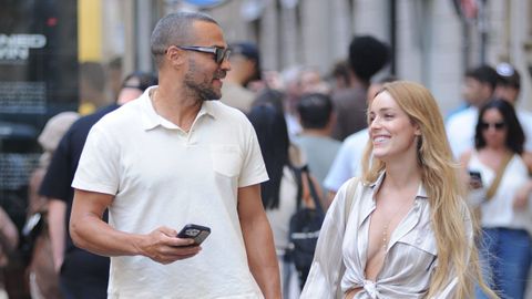 Jesse Williams y Alejandra Onieva, en Mil&aacute;n