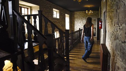 Interior del Pazo da Buzaca, en Moraña