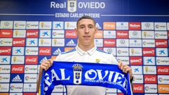 Erik Jirka, en su presentaci�n con el Oviedo