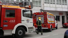 Imagen de archivo de una intervención de los bomberos de Betanzos
