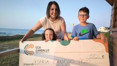 Mar�a Canedo fue la ganadora del tercer sorteo del CCA carball�s