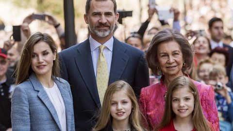 Misa de Domingo de Resurreccin en la Catedral de Mallorca en abril de 2016