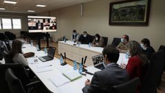 Imagen de archivo de un pleno en Vimianzo