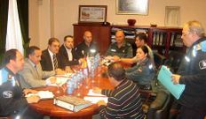 La junta local de seguridad de Sarria se reuni� en Alcald�a.