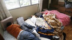 Piso de Lugo en el que viv�an en el 2008 los marroqu�es explotados