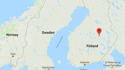 El ataque se produjo al noreste de Helsinki