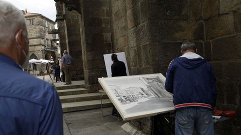 Concurso de pintura al aire libre en Noia 2021