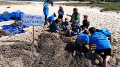 Los asistentes recogieron todo tipo de restos