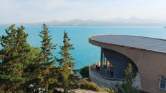 Las vistas al hermoso lago Sev�n, en Armenia