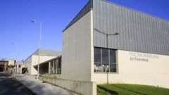 La cafeter�a y la piscina de As Pedreiras de Lugo