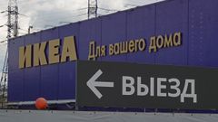 Una tienda rusa de Ikea, que ha reducido de forma dr�stica su actividad en Rusia