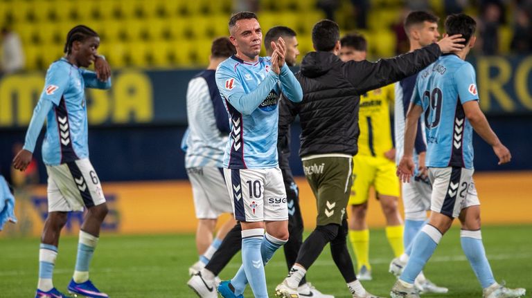 Iago Aspas, tras el partido&nbsp;entre el Celta y el&nbsp;Villarreal; ahora comienza una miniliga de cinco partidos.