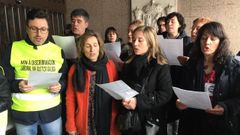 Los funcionarios judiciales cantan �Resistir� a modo de canci�n protesta